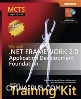 MCTS自步培训教程(Exam 70-536)：Microsoft .NET Framework 2.0 软件开发基础（1-CD;1-DVD-Eval）(英文原版进口)