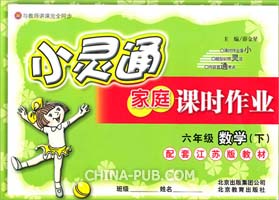 数学:六年级下(配套江苏版教材)小灵通家庭课时